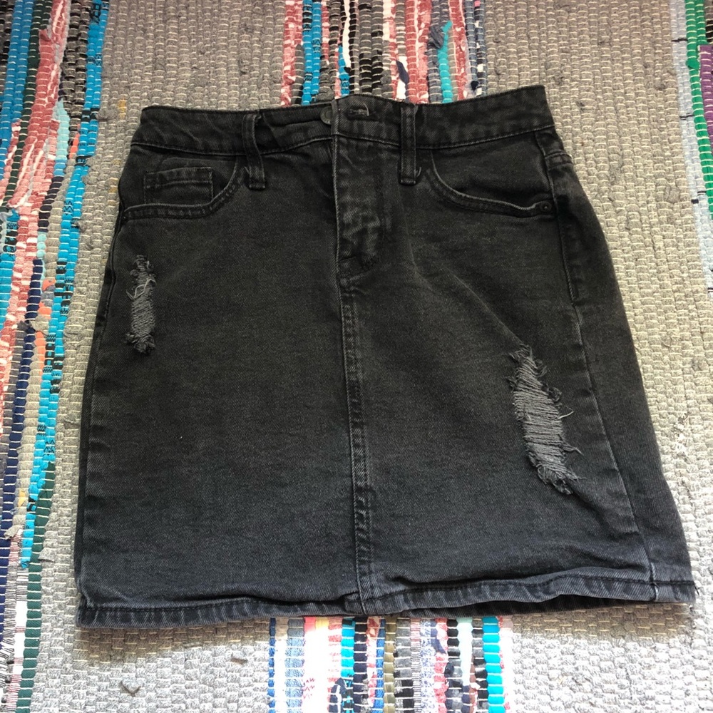 Black Denim Skirt (Target Brand)